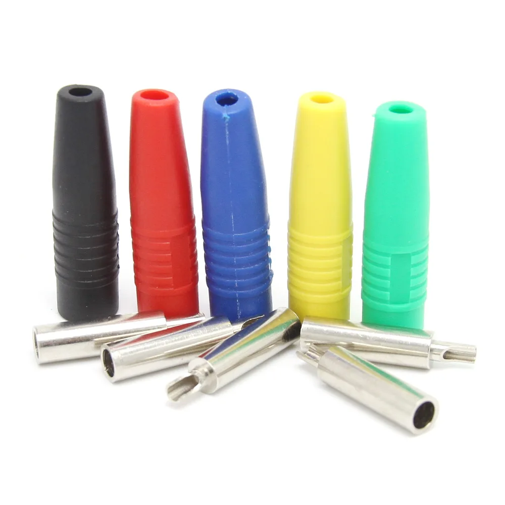 5 farbe Löten 4mm Bananen Buchse Bananen Buchse Für 14AWG Kabel 10 teile/los – Detail 14