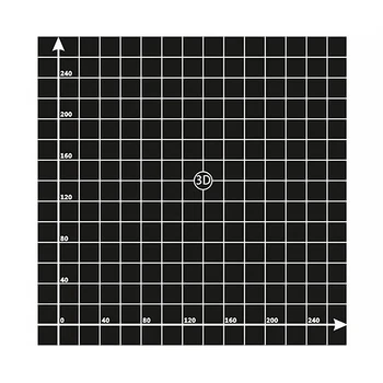 

3D Printing Build Black Printer Platform Sticker Part Sheet Durable Simple Portable Surface Hot Bed Reusable