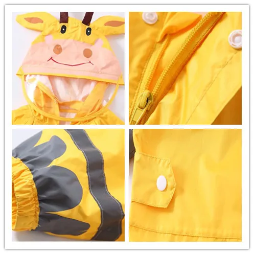 Желтый детский дождевик детские брюки Pnocho для пеших прогулок мальчиков
