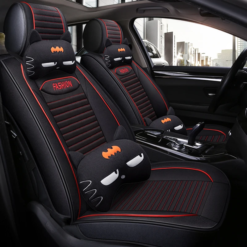 

Full Coverage flax fiber car seat cover auto seats covers for chery tiggo 3