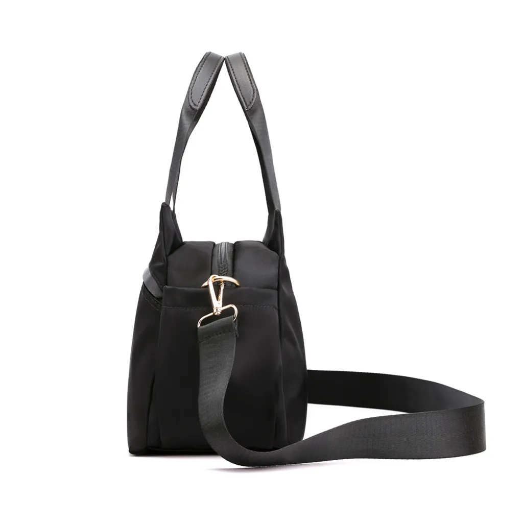 Женские сумки, модная вместительная одноцветная сумка через плечо, сумка на одной молнии, водонепроницаемые сумки-мессенджеры, женские дизайнерские сумки
