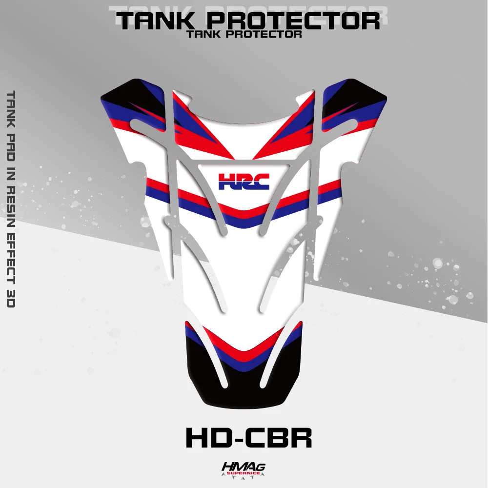 Для Honda CBR HRC CBR600RR CBR1000RR CBR250RR CBR500RR Светоотражающая наклейка на топливный бак
