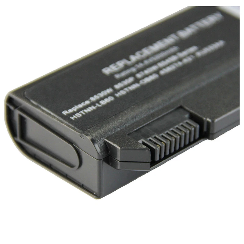 8 Cell Laptop Battery for HP EliteBook 8530p 8530w 8540p 8540w 8730p 8730w Black