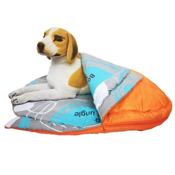 

Warm Winter Soft Pet Sleeping Bag Breathable Zipper Dog Cat Sleeping Bed Pad J2Y
