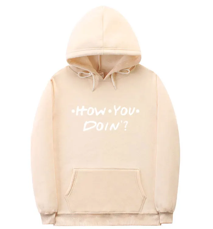 Khaki MS310 Модные мужские и женские толстовки HOW YOU DOIN, толстовка с принтом homme Friends, худи, черный, розовый, оранжевый, белый, уличная одежда, пуловер - Цвет: Khaki MS310