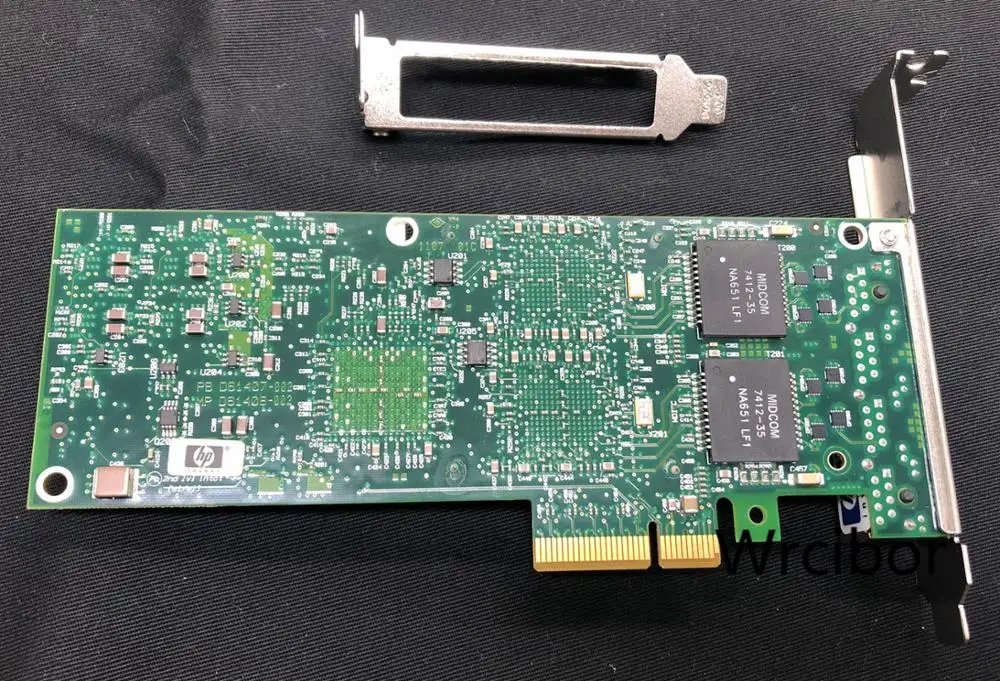 Hp NC364T четырехпортовый гигабитный Ethernet адаптер PCI-E LP 435506-001 436431-001