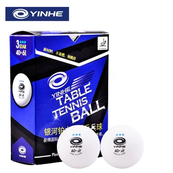 

60 balls YINHE Galaxy Table Tennis Ball 3 star Seamless 40+ Plastic ITTF Approved ping pong tenis de mesa