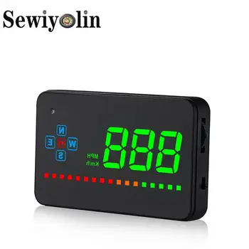 

2019 for BMW F10 HUD Mirror A2 Car Head Up Display Windshield Speed Projector Security Alarm Water Temp Overspeed RPM Voltage 3C