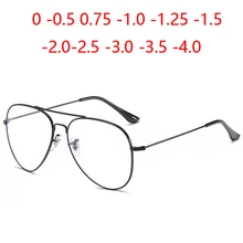Овальные 1,56 асферические линзы, Настраиваемые очки по рецепту для женщин и мужчин, CYL 0~-200, диоптрийные очки из нержавеющей стали SPH-0,5 To-4,0