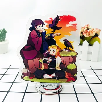 

Anime Ghost Blade Character Japan Cute Cartoon PVC Acrylic Anime Desktop Ornaments Student Boys Decoration Gift