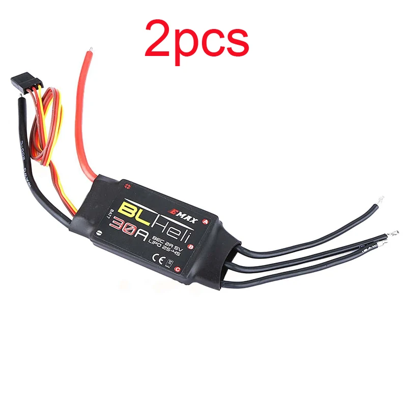 2 шт. EMAX BLHeli 30A ESC 2-4S электрический регулятор скорости с фиксированным крылом
