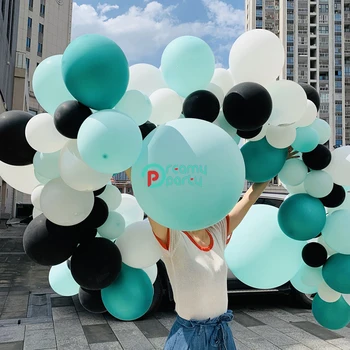 

100pcs/set Blue White Balloon Arch Kit Latex Garland Balloons Baby Shower Supplies Backdrop Wedding Birthday Party Decor