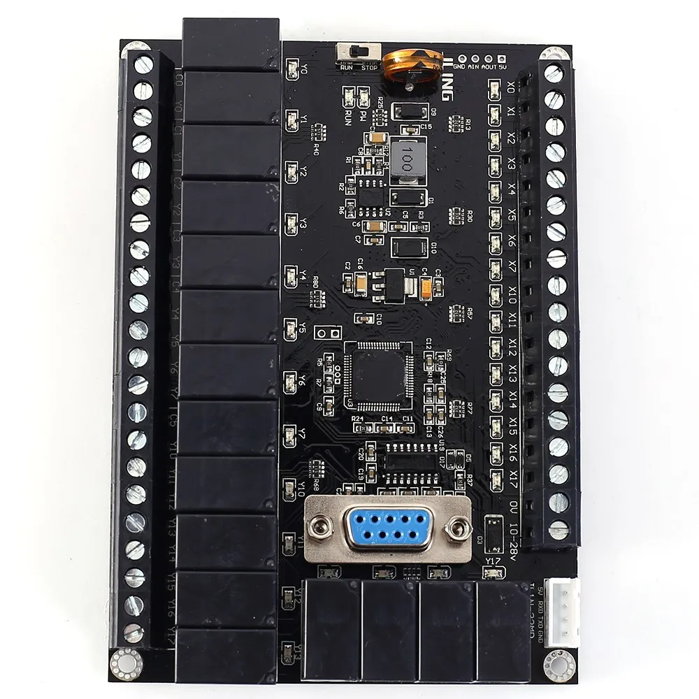 FX1N 32MR PLC модуль платы реле RS232/TTL DC 10 28V 5A программируемая промышленная панель