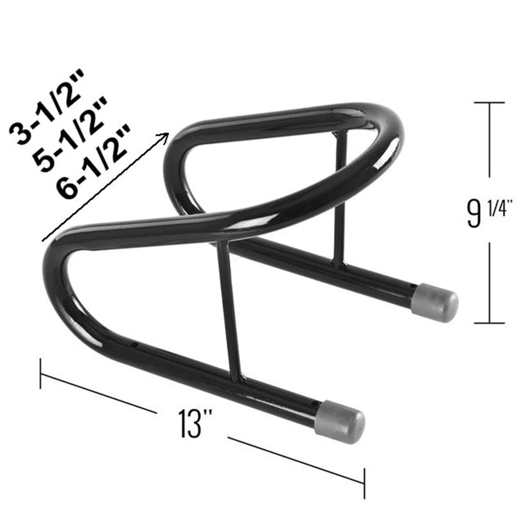 5.5" Removable Motorcycle Wheel Chock Kit For Harley Trailers Mount