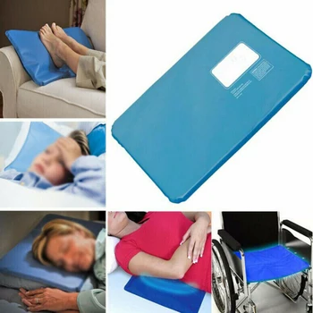 

Cool Bed Mat Pad Cooling Gel Pillow Chilled Natural Comfort Sleeping Aid Ice Pillow Comfortable Sleep Pillow For Travel Office