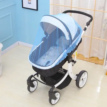 

Fashion Baby Carriage Cart Mosquito Net Increase Large Encryption Baby Stroller Netting Pushchair Insect Net Safe Mesh New Hvlv