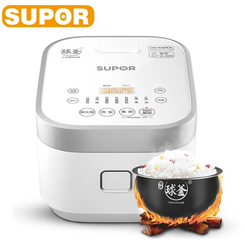 Supor Rice Cooker 2 Inner Pots 4l Multi Functional Smart Mini Rice Cookers  Automatic Dual Control Multicooker Micropressure 220v - Rice Cookers -  AliExpress