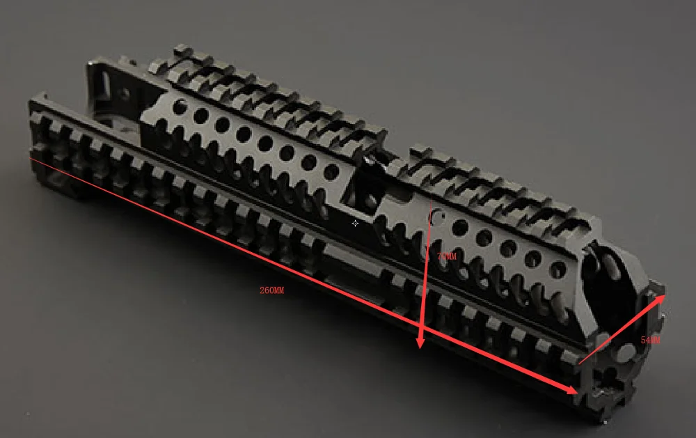 Легкий АК 47 20 мм picatinny rail handguard система крепления baswe алюминиевый сплав Верхняя Нижняя часть B30 B31 rail M2019