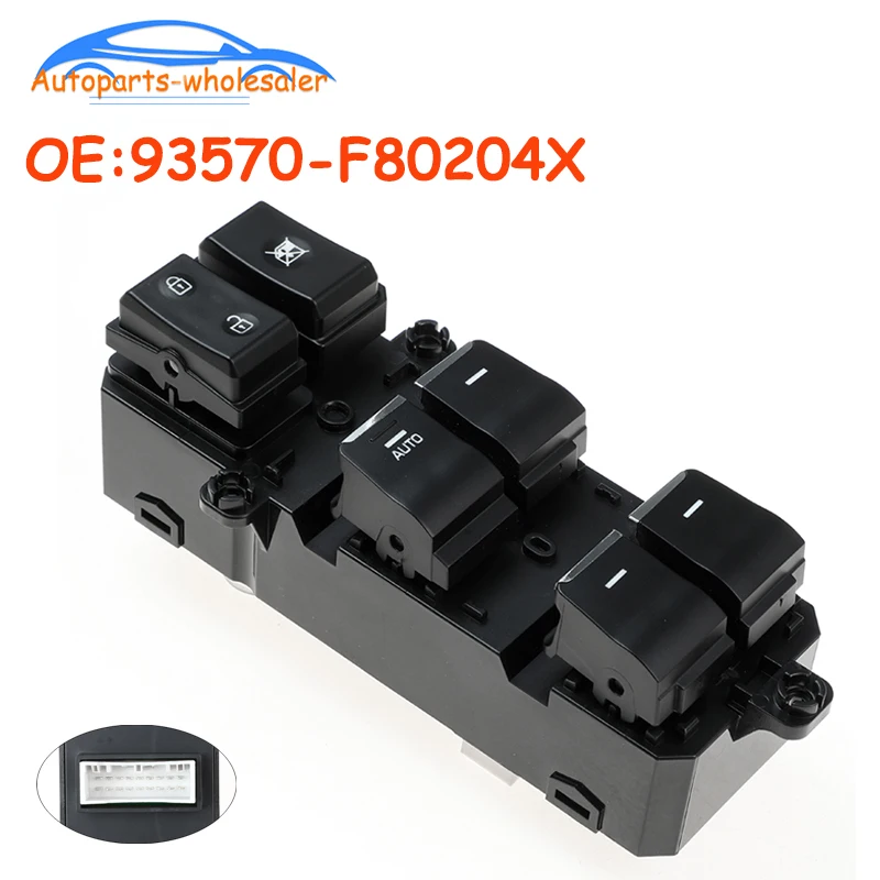 Переключатель Стеклоподъемника 93570-F80204X 93570F80204X для Hyundai Tucson 2015 2016 2017 2018 2019 2020 |