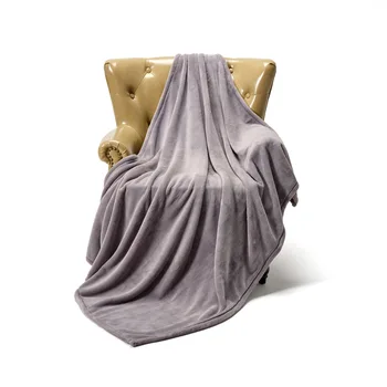 

Super Warm Soft Flannel Shawl Blanket Summer Solid color office Sofa Nap Blankets for Home Bedroom Travel Car Airplane Throw Rug