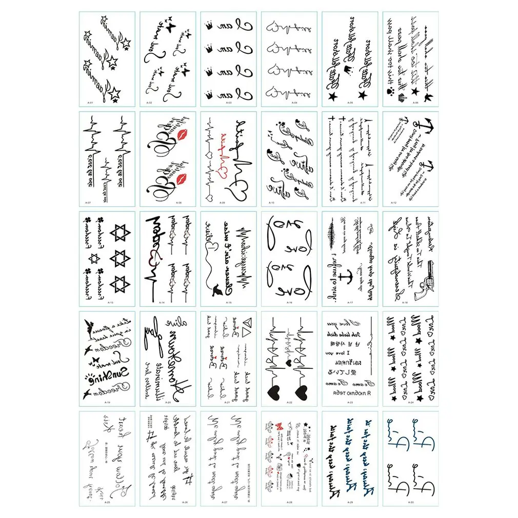 Временные татуировки с цветами наклейки смешанный стиль боди-арт