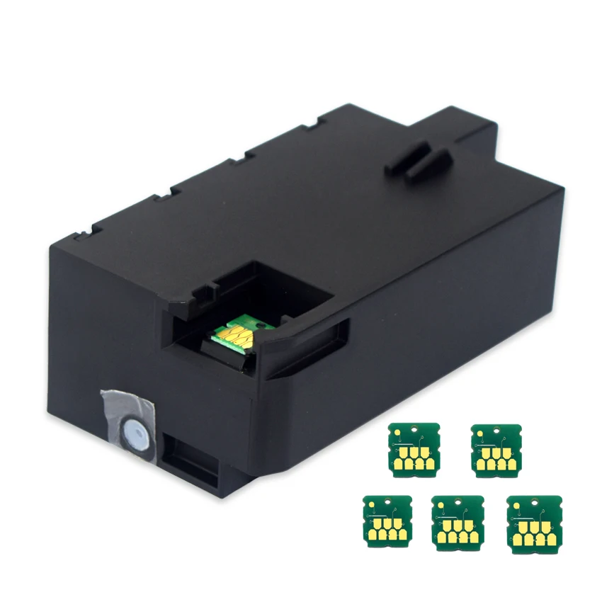 T3661 Serbatoio Di Manutenzione E Chip Per Epson Xp6000 6001 6005 6100 6105 8500 5080 Xp-8605 Xp-970 Xp-15000 Xp-15010 Px-S5010