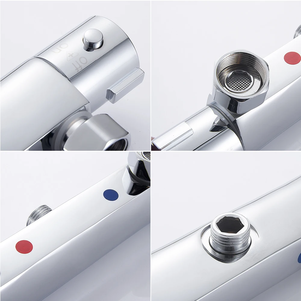 Термостатический смеситель для душа настенный душа|thermostatic shower mixer|shower mixerfaucet set |