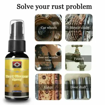 

Rust Cleaner Spray Derusting Spray Car Maintenance Cleaning 30ML Rust Remover