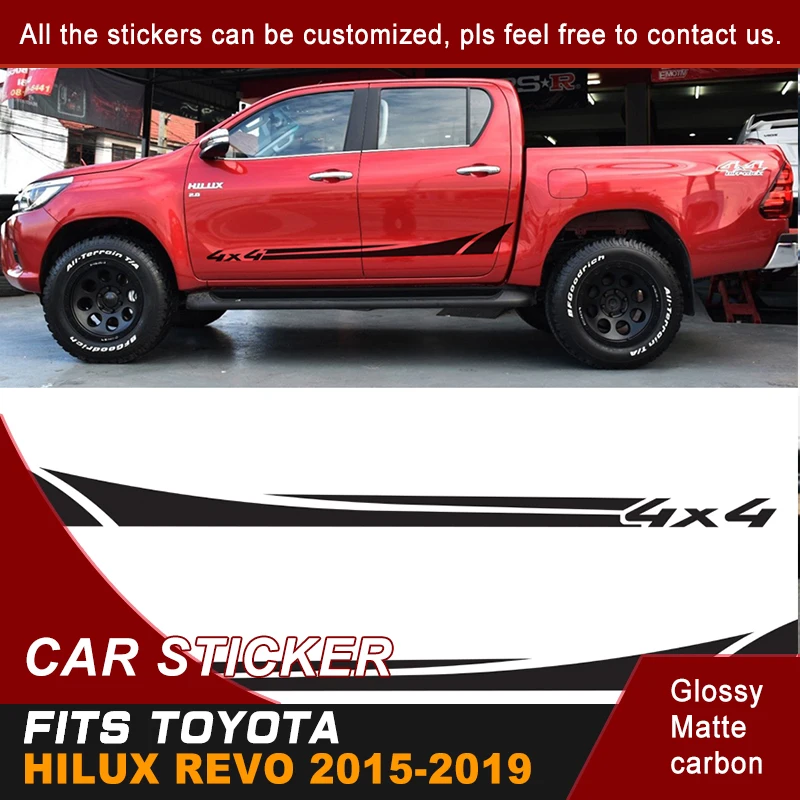 Автомобильные наклейки для TOYOTA HILUX Ford Ranger Nissan Navara Isuzu D max shark 4x4 панель боковой