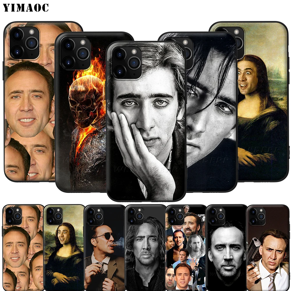 YIMAOC Nicolas Cage силиконовый мягкий чехол для iPhone 12 Mini 11 Pro XS Max XR X 8 7 6 6S Plus 5 5S SE|Бамперы| |