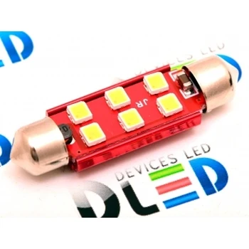 

1pcs LED Car Lamp C5W FEST 41 мм - 6 CREE