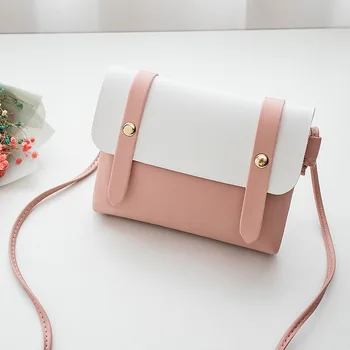 

2020 Spring and Autumn Crossbody Bags for Women Convenient Fashion Shoulder Bag Hit Color Change Mobile Phone Small Bag