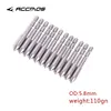 12/24PCS 70 80 90 100 110 120 Grain Stainless Steel Bullet Point Tip For Id 4.2 Mm Arrow Shaft Arrow Head Archery Accessory Bow 6