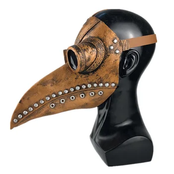 

Plague Bird Mask Halloween Mask Long Nose Bird Beak Mask Party Ball Punk Cosplay Props Latex Material