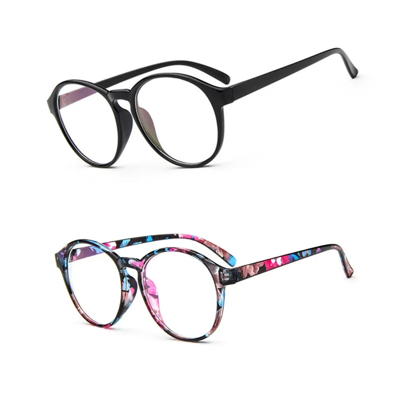 

2019 Women Men Retro Round Transparent Lens Glasses Plastic Frame Optical Eyeglass Frame Spectacles Eyeglasses Armacao De Oculo