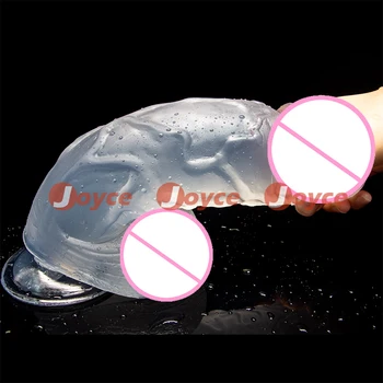 Giant Huge Dildo XXL Big Fat Dick Horse Penis Monster Cock Butt Plug Prostate Masturbator Anal Fisting Sex Toy for Gay Men Women 3