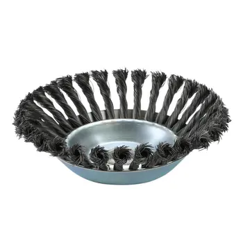 

Weed Brush Rotary Joint Twist Knot Steel Wire Wheel Brush Disc 160X25Mm Landscaping Cutting Irrigation