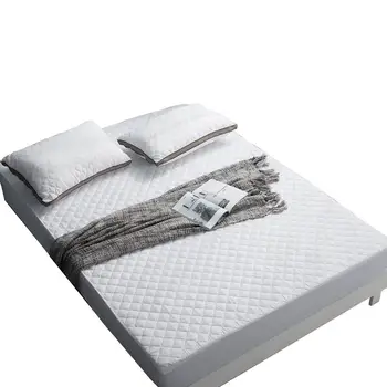 

Hotel Thick Quilted Stitches Fine Sanding Cloth Quilted Bed Sheets Ultrasonic Quilting Mattress Protection Cover