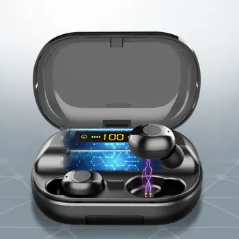 

New Wireless Touch Control Earbuds Mic Mini Wireless Bluetooth Headset Sports Stereo Music Game Earphone For iOS Android Phones
