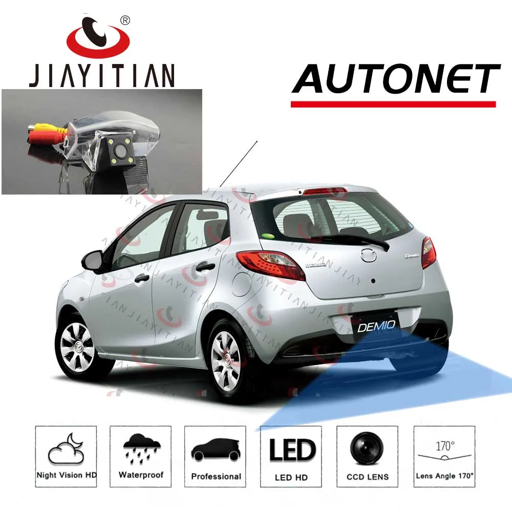 Задняя камера JIAYITIAN для Mazda Demio DE DJ 2 седан крышка 2007 ~ 2014 CCD ночное видение резервная