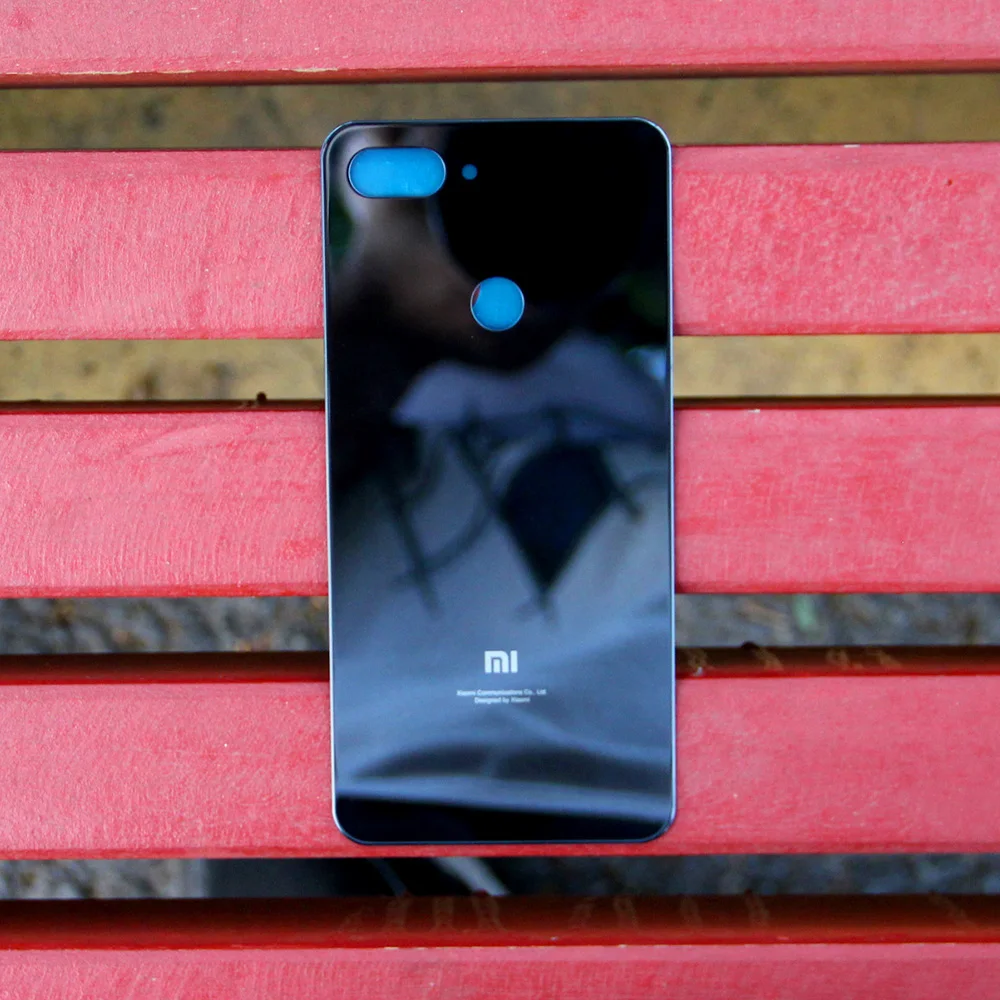 Xiao Mi Xiaomi Оригинальный чехол со стеклянной батареей для 8 Lite MI8 задняя крышка +
