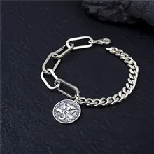 Мода, настоящее 925 пробы, серебряный браслет на цепочке, хорошее ювелирное изделие, женские модные аксессуары на день рождения, подарки