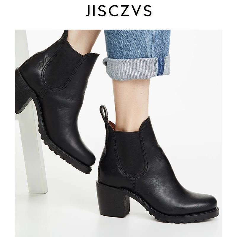 

2019 New Boots Women Leather Shoes For Winter Boot Shoes Woman Casual Spring Botas Mujer Female Ankle Ladies Botas