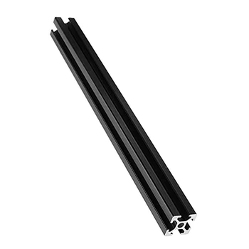 

1PC BLACK 2020 European Standard Anodized Aluminum Profile Extrusion 100-550mm Length Linear Rail for CNC 3D Printer