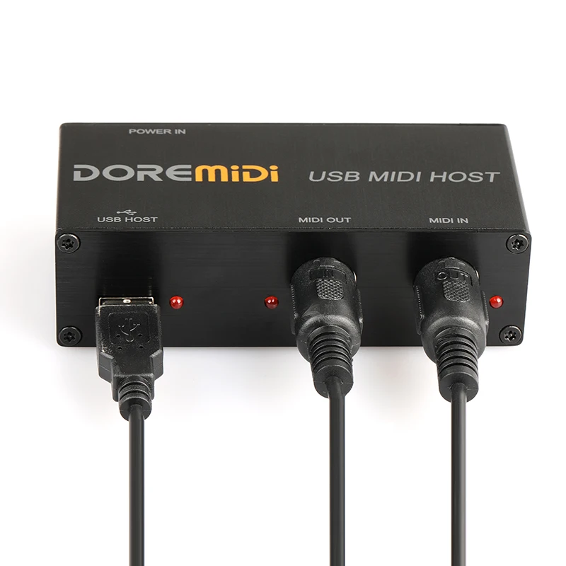 

UMH-10 USB MIDI-хост-бокс, 16-канальный MIDI-интерфейс, пятиконтактный интерфейс для MIDI-клавиатуры, клавиатуры, кабеля инструмента