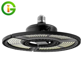 

Deformation Adjustable Angle UFO Led Light Super Bright High Bay Light E27 60W 80W 100W Industrial Lighting For Garage Workshop