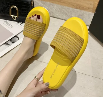 

Woman Summer Women Shoes Platform Bath Slippers sapato Wedge Beach Flip Flops Female Girls Slippers Shoes