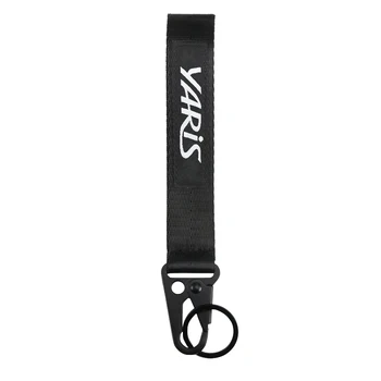 

RACING Key Chain for Toyota yaris 2013 -2016 Yaris L Car key keychain Wrist Strap Key Holder Rope Car Gift Key Chains Keychain
