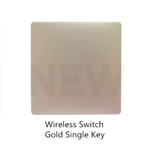 Wireless Gold Single Настенный выключатель Xiaomi Aqara, беспроводной переключатель Zigbee Key Fire Wire, нейтральная линия, приложение MiHome, дистанционное управление - Цвет: Wireless Gold Single