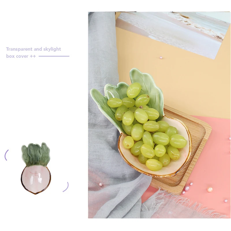 Растительная форма милая керамика миска для закусок домашняя миска для десерта миска для фруктового салата маленькая миска блюдо для закусок